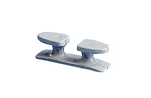 Graupner 383 - Plastic Bollard, 30 x 8 x 9mm, 5 pcs. 
