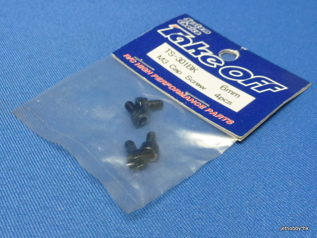 Take Off TS301BK - M3X6 Cap Screw Duralumin 4 pcs Black