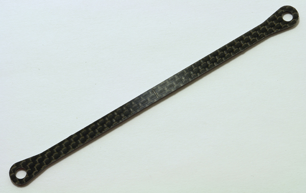 Corally 75117 - Camber Bar 1.0 Degree, 1.5mm Graphite (12SLX)