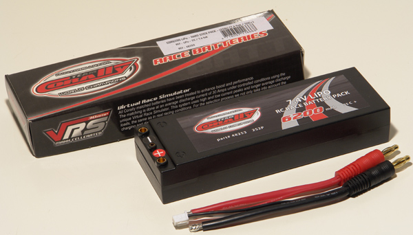Corally 48253 - Corally 6200 LiPo - 55C - 2S2P / 7.4V - Hard Stick - EFRA legal