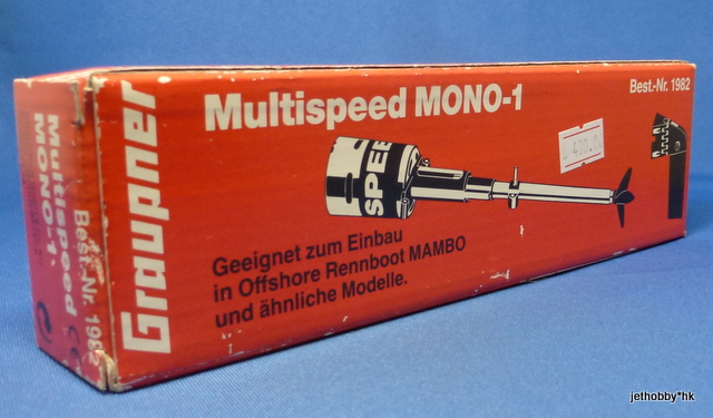 Graupner 1982 - Multispeed Mono-1 Set , E-Motor Speed 600 7.2V 