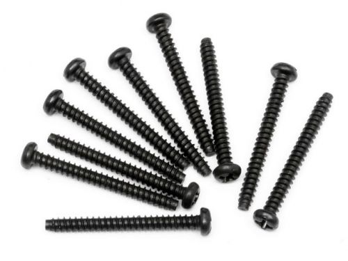 HPI Z558 - Taper Button Head Screw M3x28mm (10pcs) (Bullet)