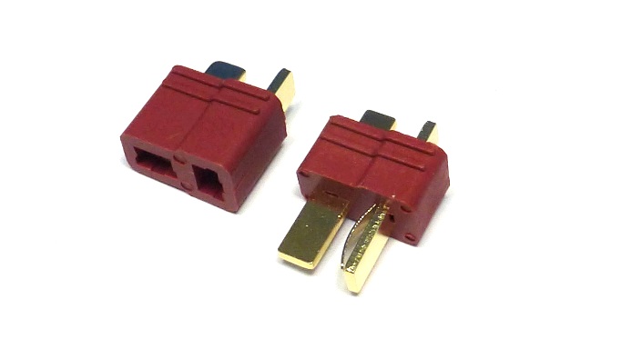 Jet Racing P-09R - T-Plug Red 1 pair