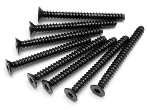 HPI 94641 - TP. Flat Head Screw M4x40mm (Hex Socket / 8pcs) (Hellfire)