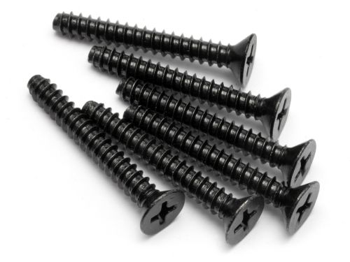 HPI Z649 - TP. Flat Head Screw M4x30mm 6pcs (Savage, Savage Octane)