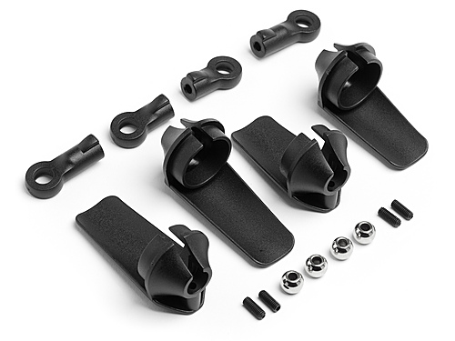 HPI 107446 - Shock Guard Set (Vorza, Apache, HB D815, D812, D8, D8T)