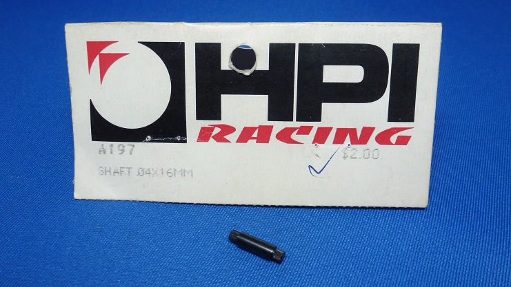 HPI A197 - Shaft 4x16mm (RS4) *DISCONTINUED*