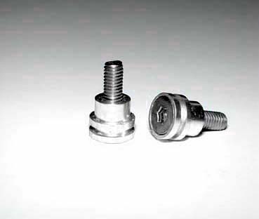 Take Off TS458SI  - The Motor Screw Aluminium & Titnium Motor Screw W / Heatsink ( Silver ) 2pcs