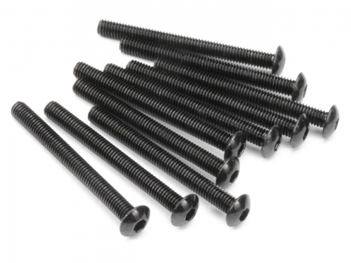 HPI Z360 - Button Head Screw M3x30mm Hex Socket / 10pcs (Hellfire)