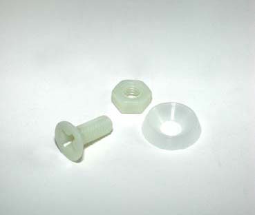 Take Off TS452  - Wing Screw Set Nut, Washer, Screw FRP ( each 2pcs )