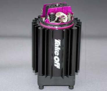 Take Off TO346BK - Motor Cooling Stand With The Cooling Fan ( 7.2-12.5V ) With Laser Sculpture Mark ( Black )