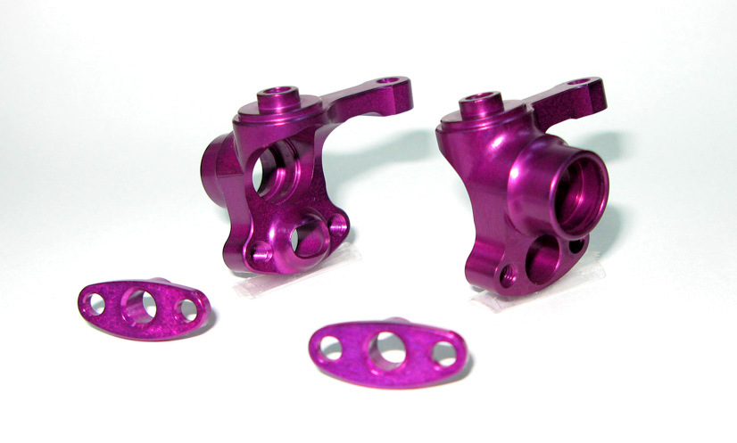 Jet Racing GA-06P - 7075 Knuckle Arm Purple (ABC Gambado)