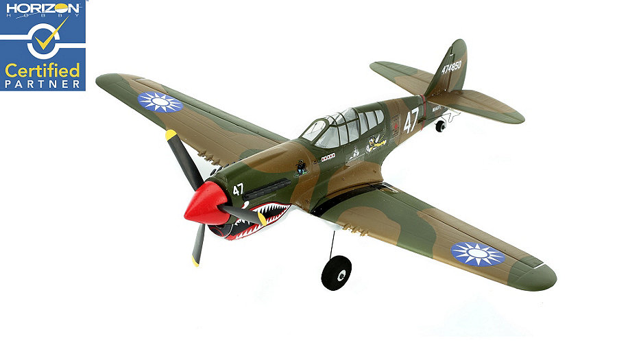 ParkZone PKZU1980 - UM P-40 Warhawk BNF with AS3X Technology