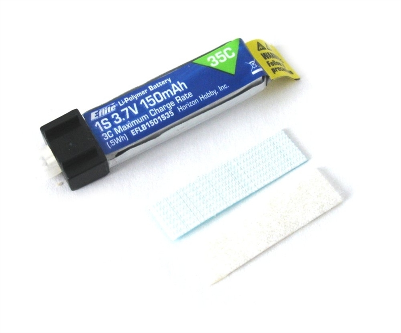 E-Flite EFLB1501S35 - 150mAh 1S 3.7V 35C LiPo Battery