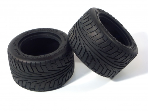 HPI 4451 - V-Grove Truck Tires for 2.2 inch Truck Wheel M Compound