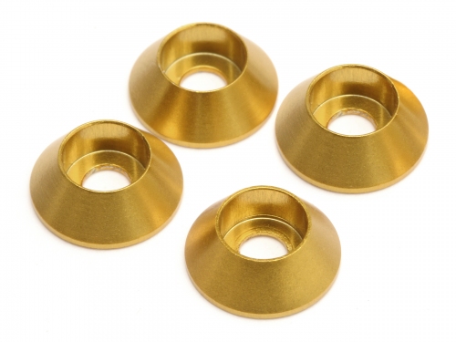 Hot Bodies HB70385 - Aluminum Wheel Washer Gold (MiniZilla)