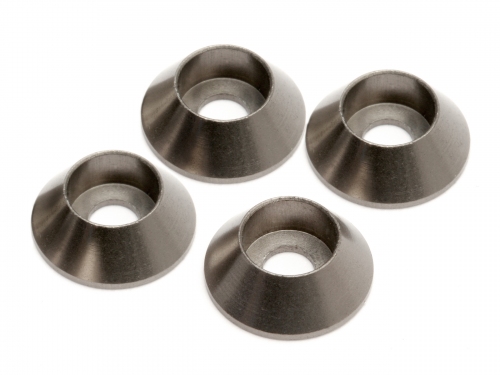 Hot Bodies HB70384 - Aluminum Wheel Washer Gunmetal (MiniZilla)