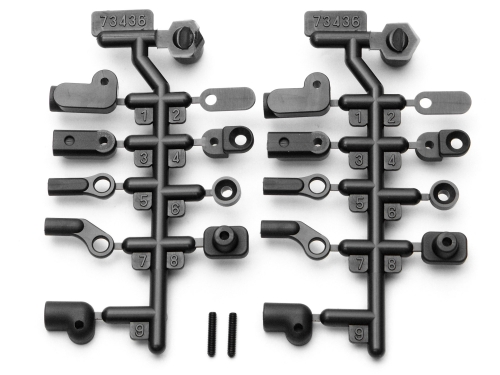 HPI 73436 - Steering Link And Servo Mount Set (Micro RS4)