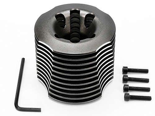 HPI 15243 - Heatsink Head (Gray Black / K4.6 Ho Engine)