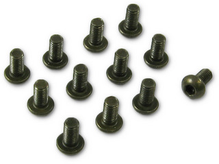 Tech 7201 - M3x6 Button Head Screw, Hex Socket 12 pcs 
