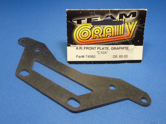 Corally 74560 - A.R. Graphite Front Plate (C10X)