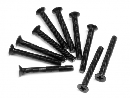 HPI Z349 - Flat Head Screw M3x26mm (10pcs)