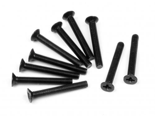 HPI Z348 - Flat Head Screw M3x24mm (10pcs)