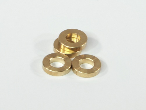HPI 86121 - Washer 5x10x3mm (Brass / 4pcs) (Savage X  / Savage) 