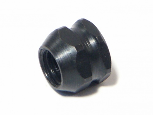 HPI 86076 - Pilot Nut 1/4-28x8.5mm (Black / 1pc) (Nitro MT2, Savage X, Firestorm, Hellfire) 