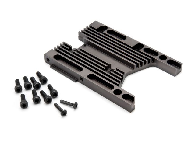 HPI 102699 - HD Heatsink Engine Plate 10mm (7075S / Gray) (Savage XL, Savage X)