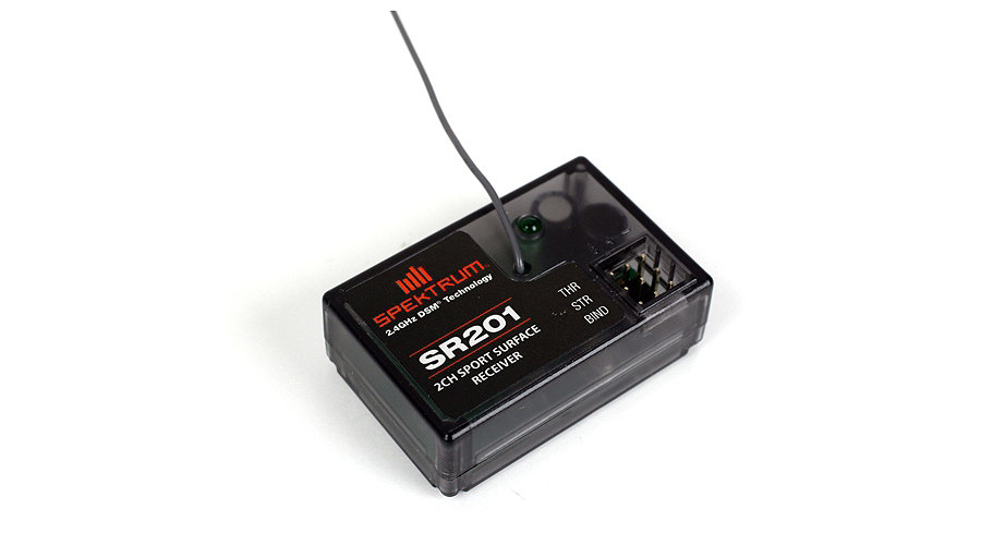 Spektrum SPMSR201 - 2Ch DSM Sport Surface Rx - Coated