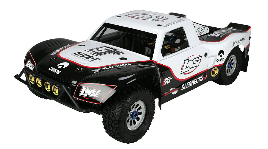 Losi LOSB0019WHTBD - 1/5 5IVE-T 4WD Off Road Truc White Bind-N-Drive