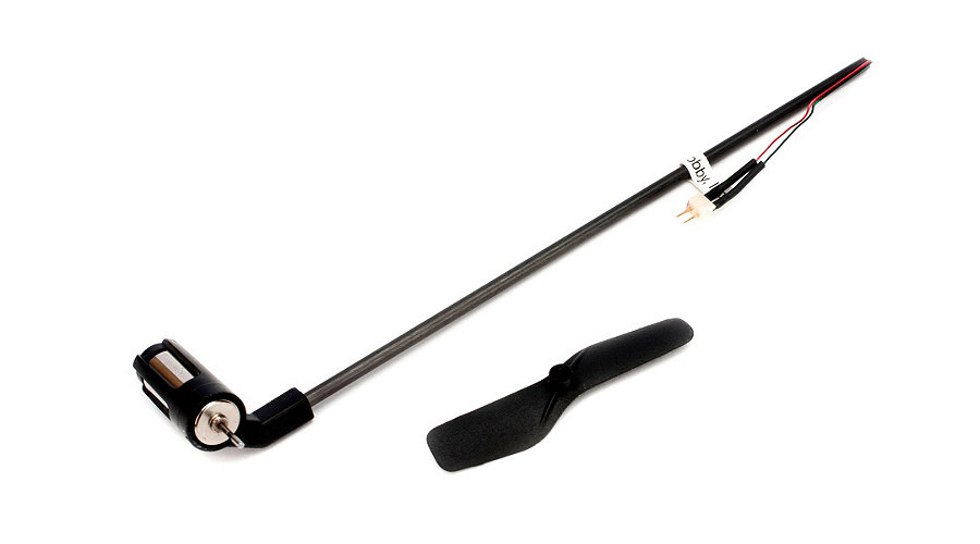 Blade BLH3202 - Tail Boom Assembly with Tail Motor, Rotor & Mount (mSR X)