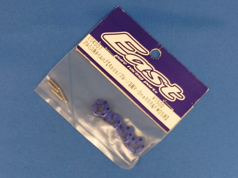 East ESK007 - Wheel Hub, Blue 4pcs (V-One RRR, FWO5)