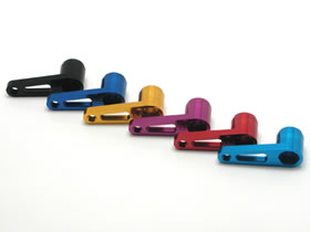 Square SGE-37S - Alum Servo Arm, Silver (KO, Sanwa)