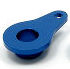 Square TGE-22BY - Alum Hi-Torque Servo Saver, Yokomo Blue (Tamiya)