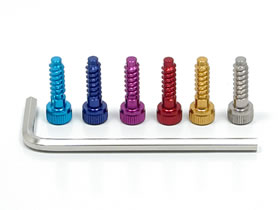 Square TRX-18KR - M4 Cap Screw for KO EX-10 Helios, Red
