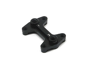 Square SFC-307BK - Alum Camber Block Black (Tamiya F104)