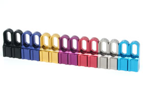 Square SGE-7S - Alum Belt Tensioner Silver (Tamiya TRF-414M) 