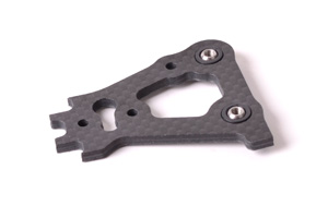 Schumacher U4355 - Graphite Rear Wishbone 3° Left (Mi5)