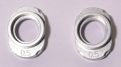 Corally 75532 - Bearing Holders - 0.5 Setting - Hard Anodized Aluminium (10SL, 12SL)