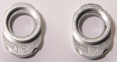 Corally 75534 - Bearing Holders - 1.5 Setting - Hard Anodized Aluminium (10SL, 12SL)