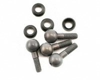 Traxxas 4933X - Revo Aluminum Hard Anodized Pivot Balls (4)
