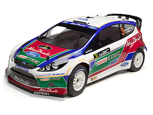 HPI 108025 - Ford Fiesta ABU Dhabi  WRC Painted Body (White, Green, Red) (WR8)