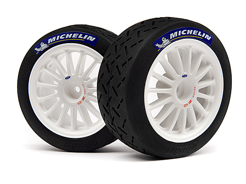 HPI 110697 - Mounted Tarmac Tire, Wheel Set, 4pcs (Ken Block WR8)