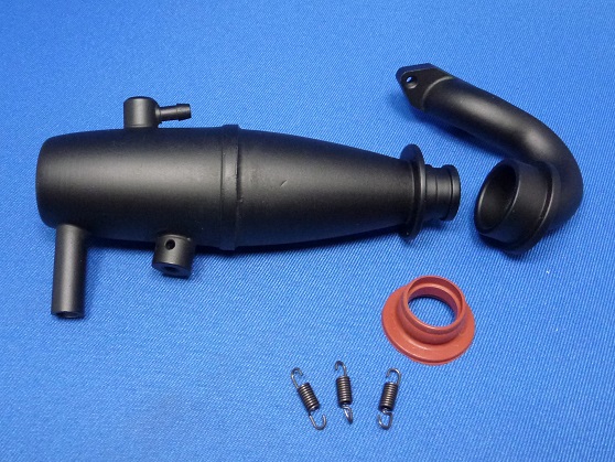 Jet Racing RS4M-16 - Tuned Pipe & Manifold Set (HPI Nitro Mini RS4)