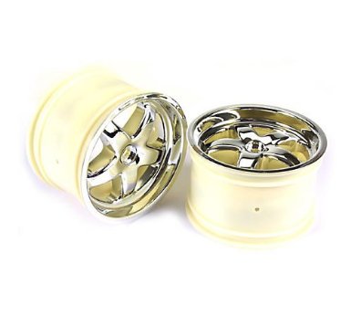 Traxxas 4972X - Wheels, (Chrome) (2) (T-Maxx) 