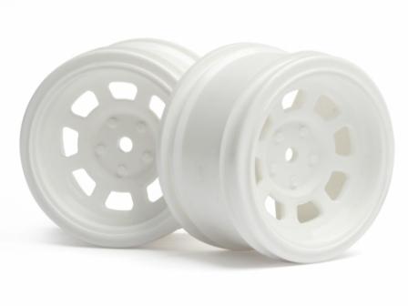 HPI 3859 - Vintage Stock Car Wheel 31mm White 6mm Offset 