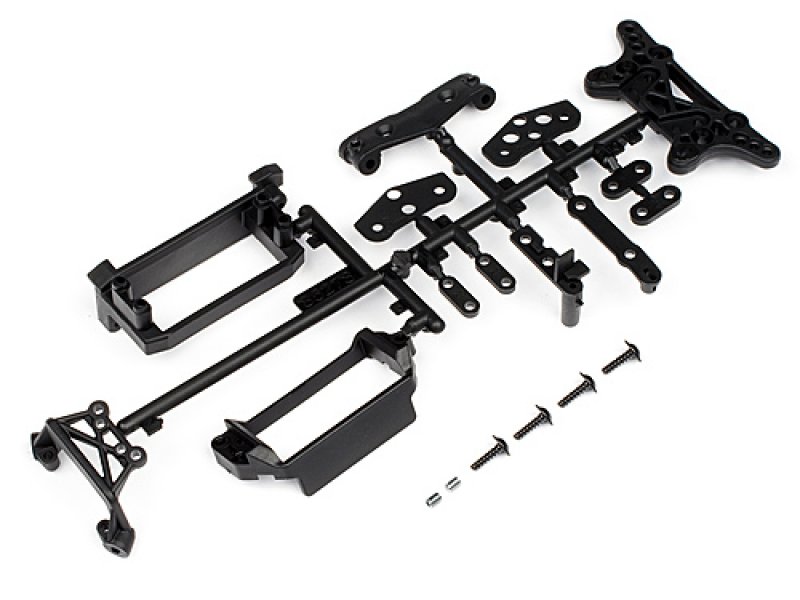 HPI 85278 - Servo, Shock Tower, Rocker Mounting Set (Cup Racer)