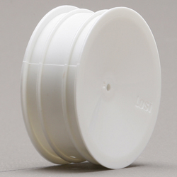 Losi LOSA7005 - Wide Front Wheel, White, 2pcs (XXX)